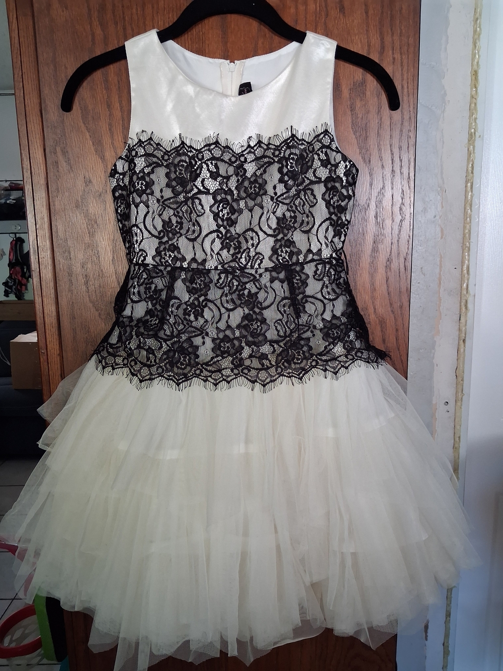 Ivory Satin-Look Dress with Subtle Sheen
